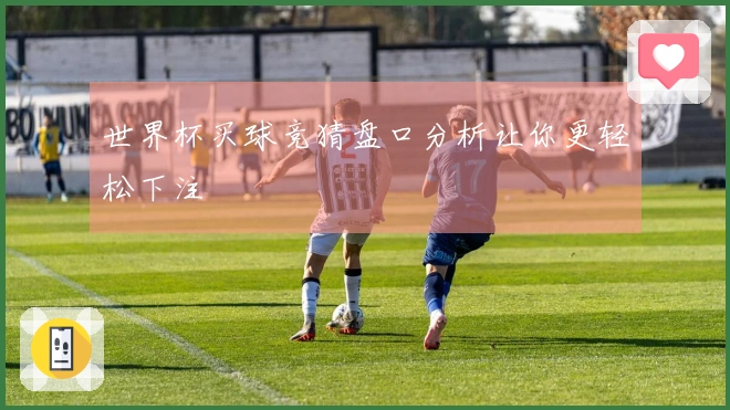 世界杯买球竞猜盘口分析让你更轻松下注