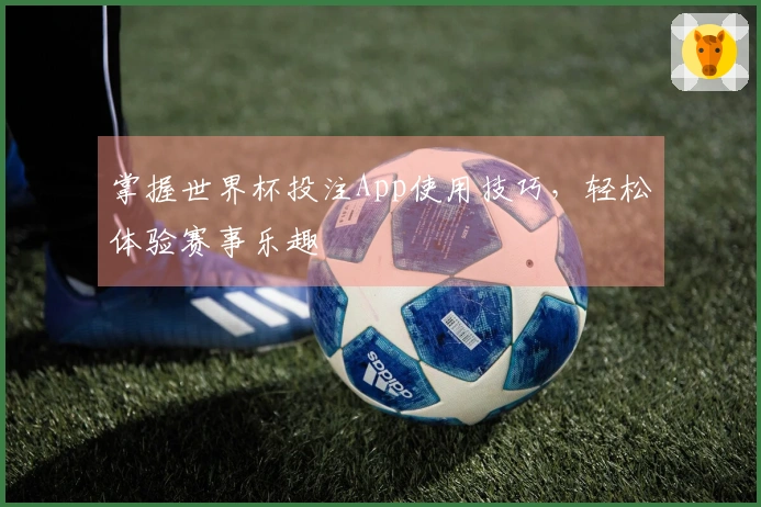 掌握世界杯投注App使用技巧，轻松体验赛事乐趣